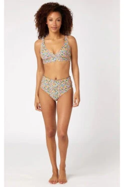 Bas De Bikini Réversible Rip Curl Afterglow Ditsy Roll Up Multico