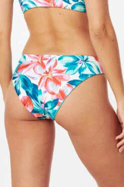 Bas De Bikini Rip Curl Bliss Bloom Floral Good Reversible Optical White