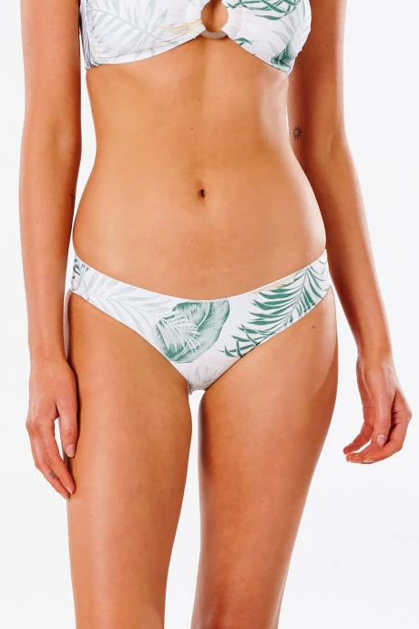 Bas De Bikini Rip Curl Hipster Coastal Palms Cheeky White