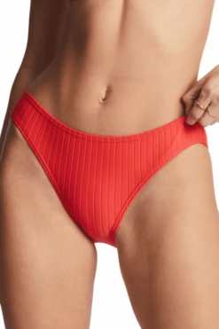 Bas De Maillot De Bain Billabong Lined Up Lowirder Bright Poppy