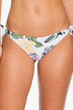 Bas De Maillot De Bain Roxy Bloom Bright White Praslin