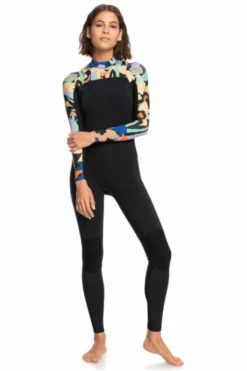 Combinaison Intégrale 3/2mm Roxy Current Of Cool Front Zip Anthracite