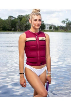 Gilet De Wake FOLLOW Signal Ladies Jacket Maroon