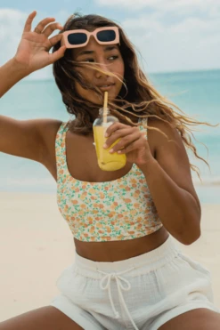 Haut De Maillot De Bain Billabong Aint She Sweet Tanlines Salt Crystal