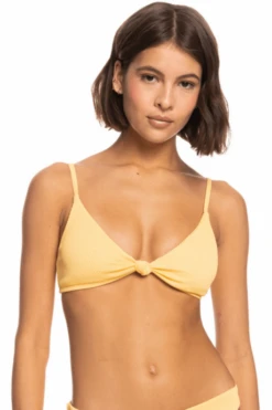 Haut De Maillot De Bain Roxy Love The Surf Knot Flax